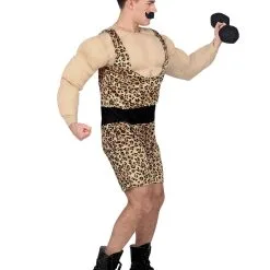Starker Mann Kostüm -Karnevalskostüme Herren Verkäufe muskelprotz kostuem starker mann kostuem strong man male costume zirkuskostuem jahrmarkt kostuem 37001 03 1