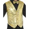 Goldene Männer Pailletten-Weste 1 Goldene Männer Pailletten-Weste -Karnevalskostüme Herren Verkäufe pailetten weste fuer herren gold zirkus direktor weste pailletten weste fuer fasching 28480