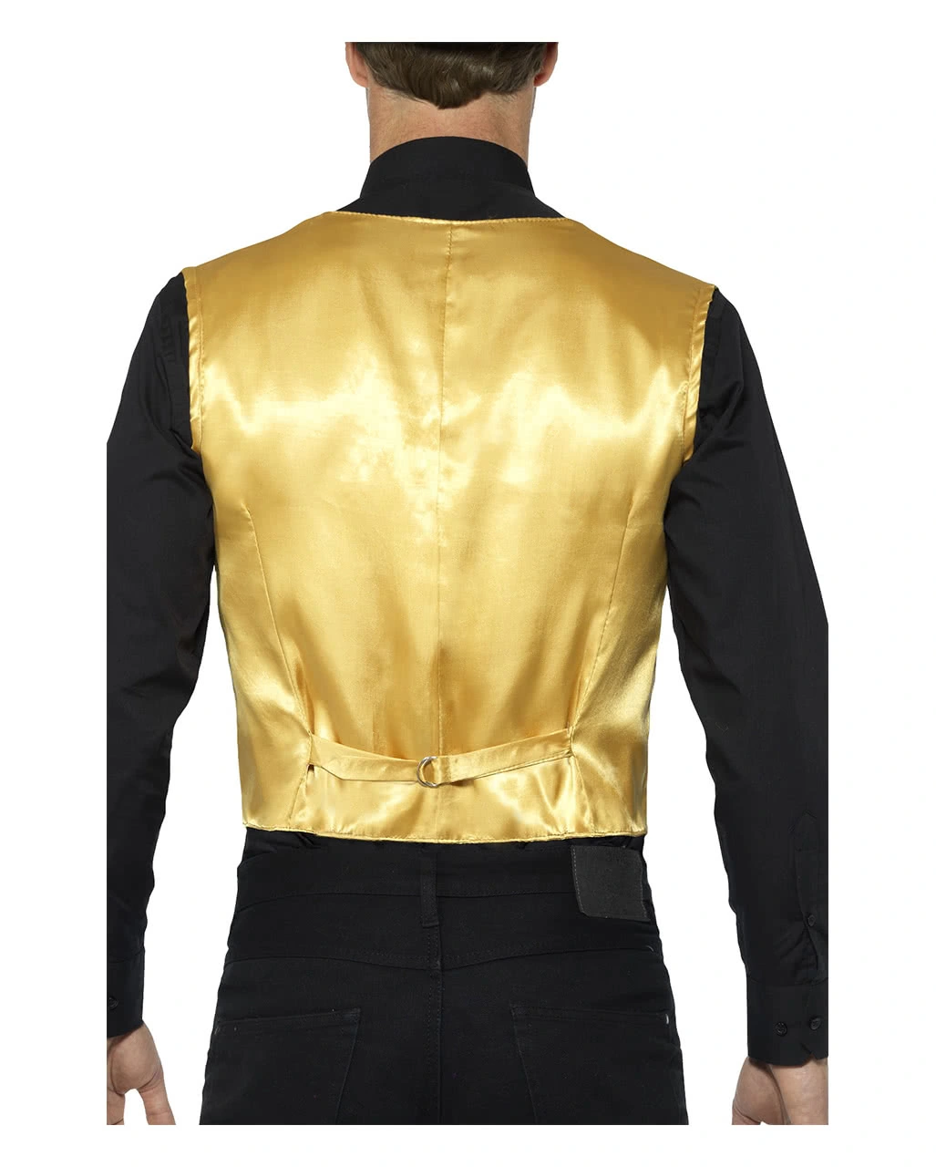 Goldene Männer Pailletten-Weste 5 Goldene Männer Pailletten-Weste – Bild 3