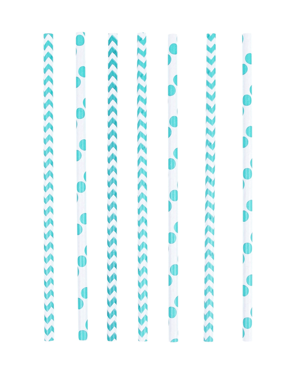 12 Papier Trinkhalme Türkisblau 3 12 Papier Trinkhalme Türkisblau
