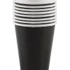 Schwarze Pappbecher -Karnevalskostüme Herren Verkäufe pappbecher schwarz schwarze zellstoffbecher einwegbecher schwarz papierbecher 21362