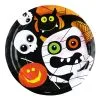 Halloween Monster Partyteller 8 Stück 2 Halloween Monster Partyteller 8 Stück -Karnevalskostüme Herren Verkäufe pappteller halloween monster partygeschirr bunte partyteller paper plates halloween 26465