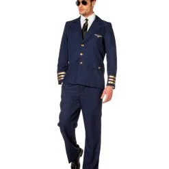 Piloten Herrenkostüm Deluxe