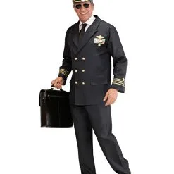 Pilot Kostüm Uniform -Karnevalskostüme Herren Verkäufe piloten kostuem piloten uniform berufskostuem pilot costume flugbegleiter kostuem 35919 03