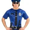 US Cop T-Shirt 2 US Cop T-Shirt -Karnevalskostüme Herren Verkäufe preiswertes us police officer t shirt polizeiuniform kostuem polizist kostuem 29397 1