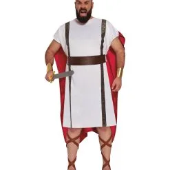 Rot-weißes Römer Kostüm -Karnevalskostüme Herren Verkäufe roemer kostuem fuer herren gladiator verkleidung fuer fasching antikes karnevals kostuem 29034 3
