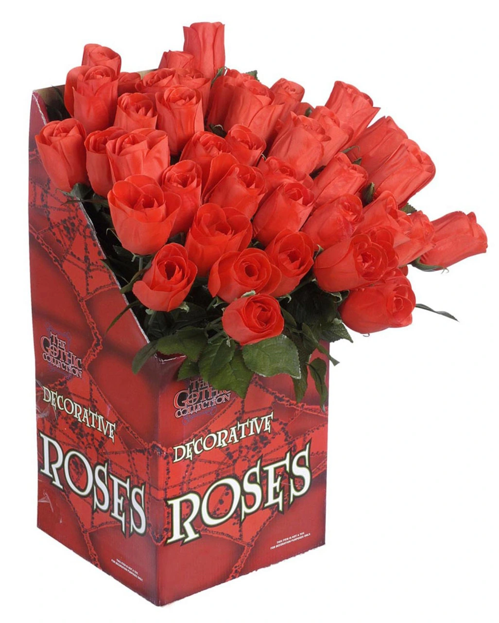 Rote Deko Rose Mit Stiel 3 Rote Deko Rose Mit Stiel