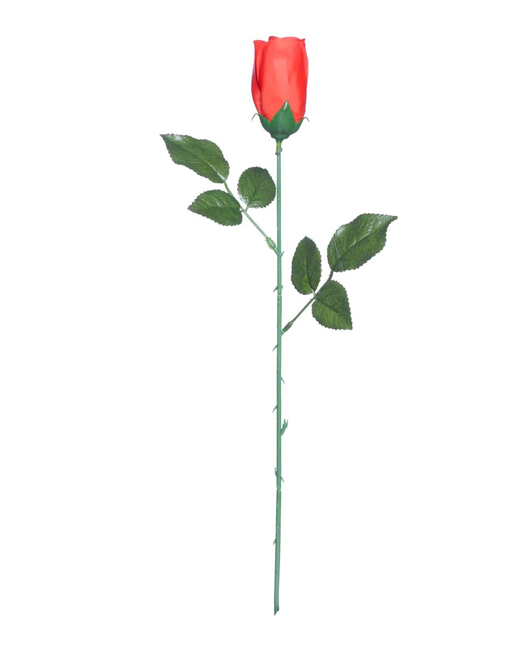 Rote Deko Rose Mit Stiel 4 Rote Deko Rose Mit Stiel – Bild 2