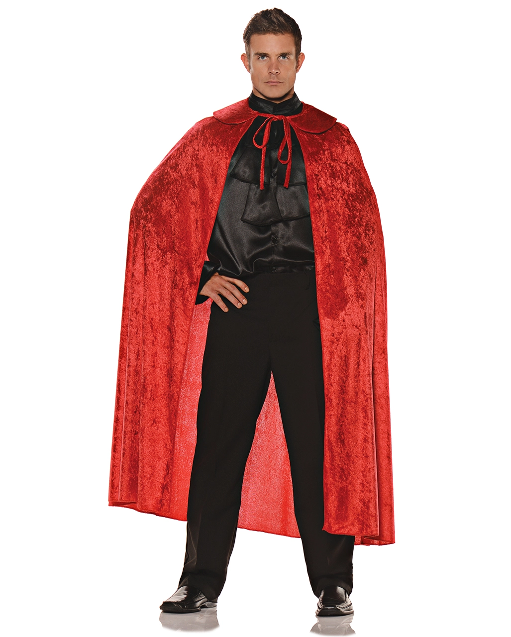 Samt Cape Rot 4 Samt Cape Rot – Bild 2