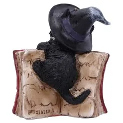 Schwarzes Hexenkätzchen Mit Rotem Zauberbuch 8,2cm 11 Schwarzes Hexenkätzchen Mit Rotem Zauberbuch 8,2cm -Karnevalskostüme Herren Verkäufe schwarze hexenkatze mit rotem zauberbuch black witchs cat familiar with red grimoire gothic deko und figuren 52417 4