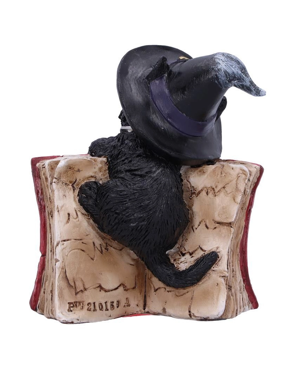 Schwarzes Hexenkätzchen Mit Rotem Zauberbuch 8,2cm 6 Schwarzes Hexenkätzchen Mit Rotem Zauberbuch 8,2cm – Bild 4