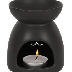 Schwarze Katze Duftöl Brenner 6 Schwarze Katze Duftöl Brenner -Karnevalskostüme Herren Verkäufe schwarze katze duftoel lampe black cat cut out oil burner halloween tischdeko 50804 02