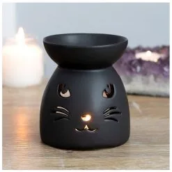 Schwarze Katze Duftöl Brenner 7 Schwarze Katze Duftöl Brenner -Karnevalskostüme Herren Verkäufe schwarze katze duftoel lampe black cat cut out oil burner halloween tischdeko 50804 03
