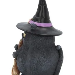 Schwarze Katze Mit Besen & Hexenhut -Karnevalskostüme Herren Verkäufe schwarze katze mit hexenhut black cat with witch hat and broom gothic figur geschenkartikel 39255 03