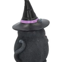Schwarze Katze Mit Besen & Hexenhut -Karnevalskostüme Herren Verkäufe schwarze katze mit hexenhut black cat with witch hat and broom gothic figur geschenkartikel 39255 05