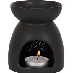 Schwarzer Pentagramm Duftöl Brenner -Karnevalskostüme Herren Verkäufe schwarze pentagram duftoel lampe schwarzer pentagram duftoel brenner black pentagram fragrance oil lamp 50641 02