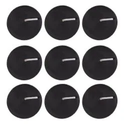 Opium Parfümierte Schwarze Teelichter 9 St. -Karnevalskostüme Herren Verkäufe schwarze teelichter opium parfuemiert opium scented black tealights gothic deko 50665 02