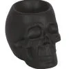 Schwarzer Totenschädel Duftöl Teelichthalter -Karnevalskostüme Herren Verkäufe schwarzer totenkopf duftoel teelichthalter schwarzer totenschaedel duftoel halter black skull oil burner tealight holder 50821 01