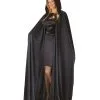 Schwarzer Kapuzenumhang -Karnevalskostüme Herren Verkäufe schwarzer kapuzen umhang halloween umhang 14848