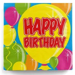 Servietten Happy Birthday