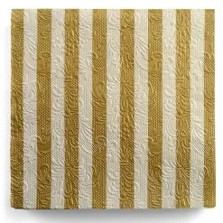 15 Luxury Gold Servietten Mit Streifen
