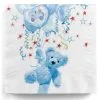 Servietten Blau Teddy Boy 20 St. 1 Servietten Blau Teddy Boy 20 St. -Karnevalskostüme Herren Verkäufe servietten teddy boy blau babyshower tischdeko junge babyparty deko baby boy napkins 30008 2