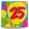 Ballon Servietten 25 -Karnevalskostüme Herren Verkäufe servietten ballon 25 party servietten 8802703 01