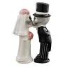 Skelett Hochzeitspaar Salz & Pfefferstreuer -Karnevalskostüme Herren Verkäufe skelett braut und braeutigam als salz und pfefferstreuer skeleton brid and groom as salt and pepper shaker 54672 01