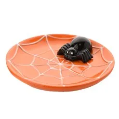 Spiderweb Zubehör & Candy Teller 2er Set -Karnevalskostüme Herren Verkäufe spinne und spinnweben zubehoer und candy teller spider web trinket plate halloween wohnaccessoires und zubehoer 53482 2
