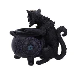 Spite's Hexenkessel Backflow Räucherkegelhalter 13 Spite's Hexenkessel Backflow Räucherkegelhalter -Karnevalskostüme Herren Verkäufe spites hexenkessel raeucherkegelhalter gothic und halloween wohnungsdeko cat with cauldron backflow incense burner 51792 2