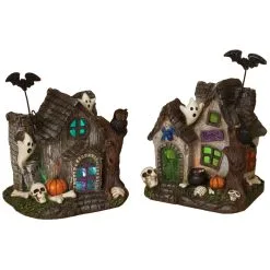 Scary Haunted House Mit LED 17cm