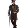 Premium Steampunk Herren Kostüm -Karnevalskostüme Herren Verkäufe steampunk herren kostuem premium viktorianische verkleidung maenner neofuturistisches kostuem 36486