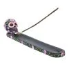 Sugar Skull Mit Blumen Räucherstäbchen Halter -Karnevalskostüme Herren Verkäufe sugar skull mit flowers raeucherstaebchen halter sugar skull with flowers incense burner 50735 01