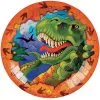 T-Rex Dinosaurier Partyteller 8 St. -Karnevalskostüme Herren Verkäufe t rex pappteller halloween geschirr dinosaurier teller halloween dino geschirr halloween paper plate dinosaur 26580