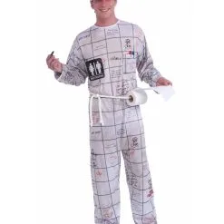 WC Wand Graffiti Kostüm