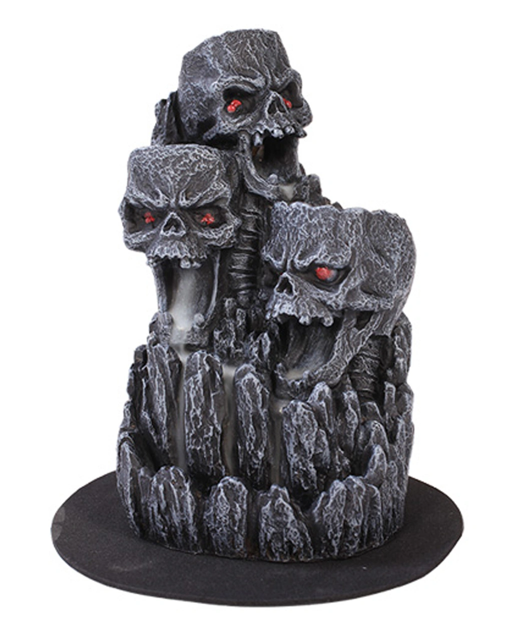 Totenschädelberg Backflow Räucherkegelhalter 3 Totenschädelberg Backflow Räucherkegelhalter