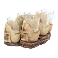 Totenschädel Schnapsglas Set 6 St. 8 Totenschädel Schnapsglas Set 6 St. -Karnevalskostüme Herren Verkäufe totenkopf schnapsglas set totenschaedel schnapsglaeser skull shot glass set 50743 03