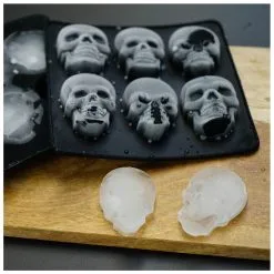 Totenschädel Eiswürfelform Aus Silikon 2er Set -Karnevalskostüme Herren Verkäufe totenkopf silikon eiswuerfelform totenschaedel silikon eiswuerfelform skull silicon ice cube dish 51048 03