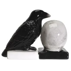 Totenschädel & Rabe Als Salz & Pfefferstreuer 10 Totenschädel & Rabe Als Salz & Pfefferstreuer -Karnevalskostüme Herren Verkäufe totenkopf und rabe salz und pfefferstreuer skull and raven salt and pepper shaker gothic tischdeko 54743 02