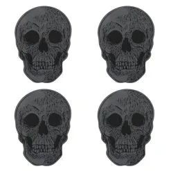 Totenschädel Untersetzer Set 4 St. 7 Totenschädel Untersetzer Set 4 St. -Karnevalskostüme Herren Verkäufe totenkopf untersetzer totenschaedel untersetzer skull coasters halloween tischdeko 50706 03
