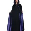 Samt Satin Cape Deluxe Violett -Karnevalskostüme Herren Verkäufe vampir umhang dracula umhang vampir cape dracula cape halloween umhang 15966