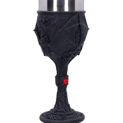 Gothic Vampirfledermaus Weinkelch -Karnevalskostüme Herren Verkäufe vampirfledermaus weinkelch gothic deko und wohnaccessoires dark fang goblet 52213 2