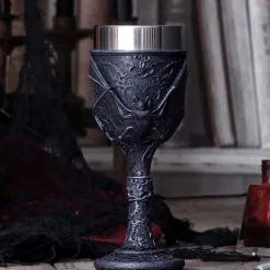 Gothic Vampirfledermaus Weinkelch -Karnevalskostüme Herren Verkäufe vampirfledermaus weinkelch gothic deko und wohnaccessoires dark fang goblet 52213 5