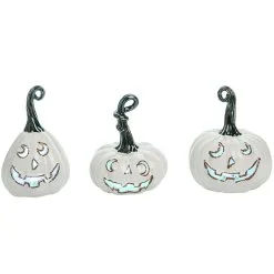 Halloween Vintage Keramik Kürbis Mit LED