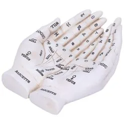 Weiße Chiromantie-Hände Teelichthalter -Karnevalskostüme Herren Verkäufe weisse handlese haende kerzenhalter weisse chiromantie haende teelichthalter 51058 05