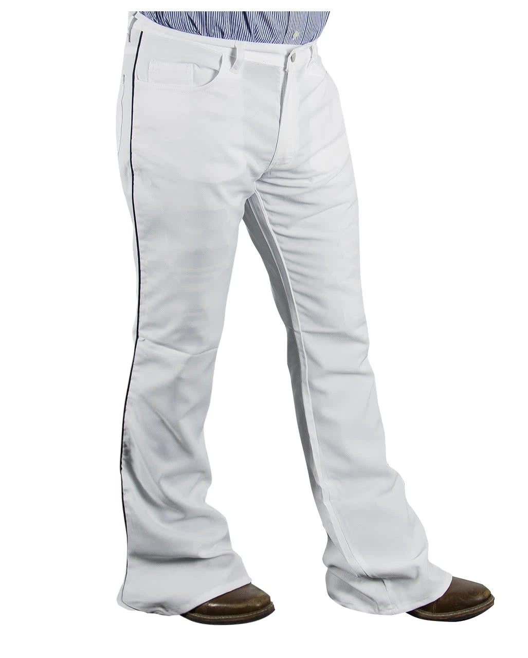 Unisex Schlaghose Weiß 3 Unisex Schlaghose Weiß