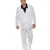 70er Jahre Herren Kostümanzug Weiß -Karnevalskostüme Herren Verkäufe weisser 70s herren kostuemanzug 70er jahre mottoparty verkleidung 70s suit men white 36323