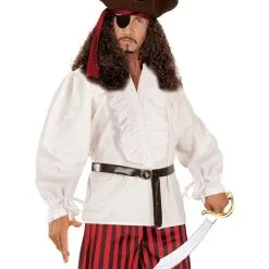 Weißes Herrenhemd Mit Rüschen & Knöpfen 10 Weißes Herrenhemd Mit Rüschen & Knöpfen -Karnevalskostüme Herren Verkäufe weisses rueschenhemd mit knoepfen karnevalshemd piratenhemd seeraeuberhemd 25592 4