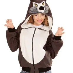 Wolf Jacke Als Kostüm -Karnevalskostüme Herren Verkäufe wolf kostuem jacke wolf costume hoodie tierkostuem maerchen kostuem 54512 03