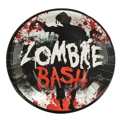 8 Große Zombie Bash Pappteller